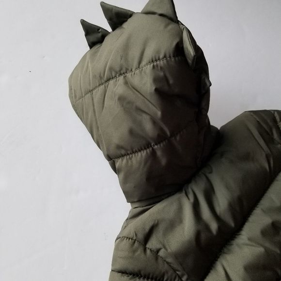 Old Navy Olive Green Baby puffer Jacket 0-3 months - Picture 7 of 8